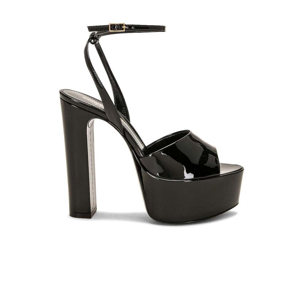 Saint Laurent - Jodie Peep Toe Platform Heels Pump - IT 40 - Picture 8 of 8